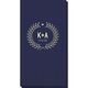 Laurel Wreath with Heart and Initials Guest Towels Image 2 of 3